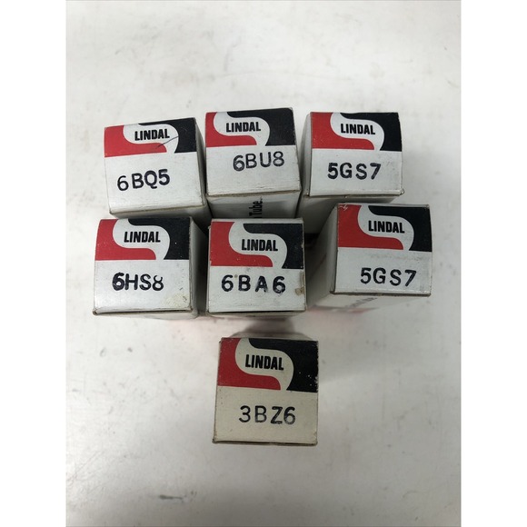 Other - vintage lot  Lindal  3BZ6 6BQ5 6HS8 6BU8 6BA6 5GS7 TV Valve‎ Electron tube